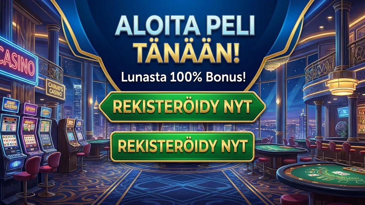 Rekisteröidy bonuksella